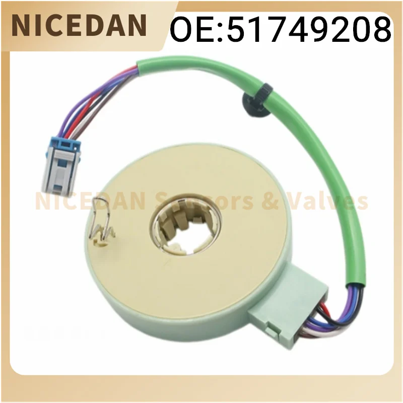 New Steering Angle Sensor 51749208 For Fiat Panda 2003-2012 2013 Lancia Ypsilon 843 2003-2011 312 2011-2021 51707774 51825824