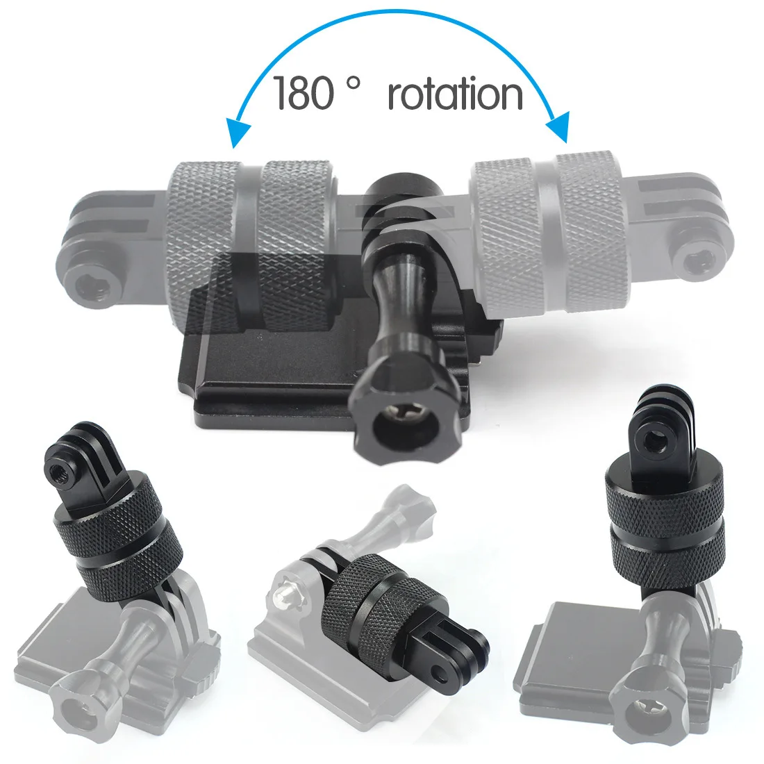 360° Rotation Aluminum Alloy Tripod Mount 1/4\