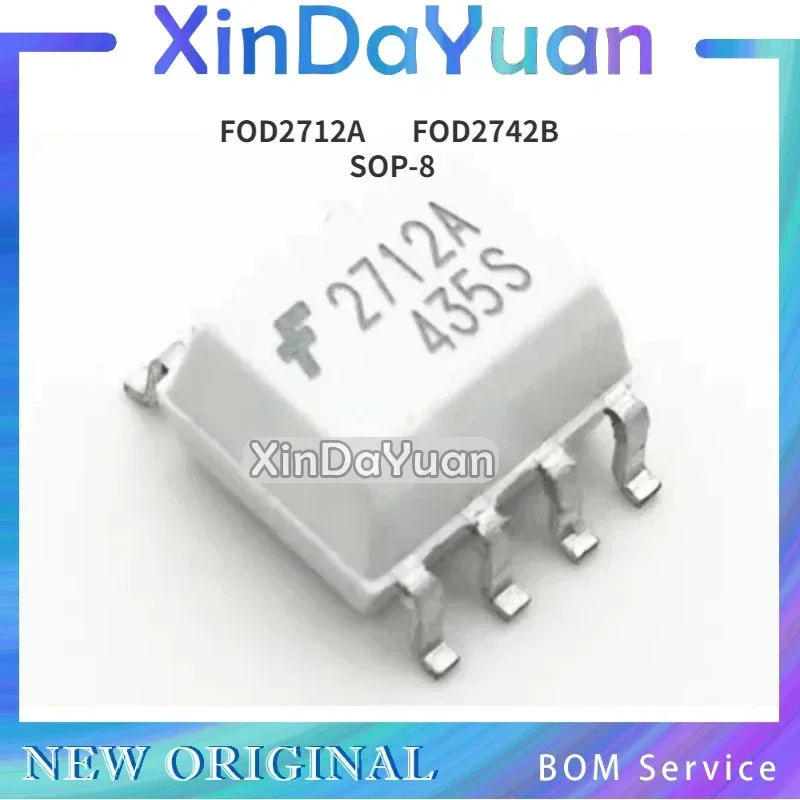 10 pcs FOD2712A FOD2742B  SOP-8  High Speed Optical Coupler Optical Isolator
