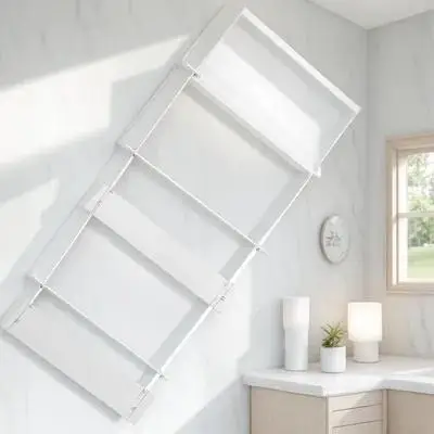 

Acrylic Hanging Flower Pot Holder Sturdy Window Plant Shelf Balcony Plant Hanging Rack Double Layered Planter Display Rack