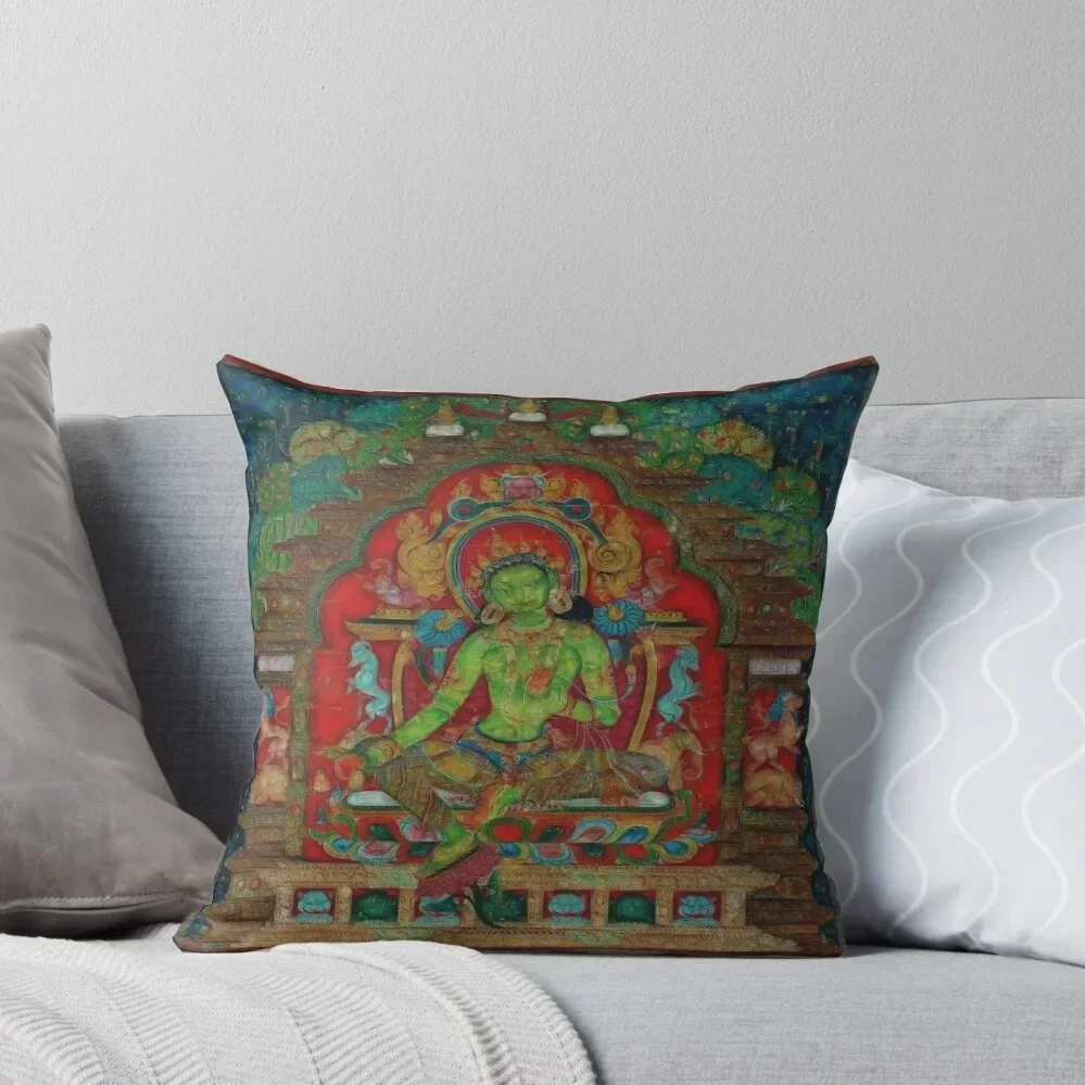 

Green Tara Throw Pillow Rectangular Cushion Cover autumn pillowcase pillow cover luxury pillow