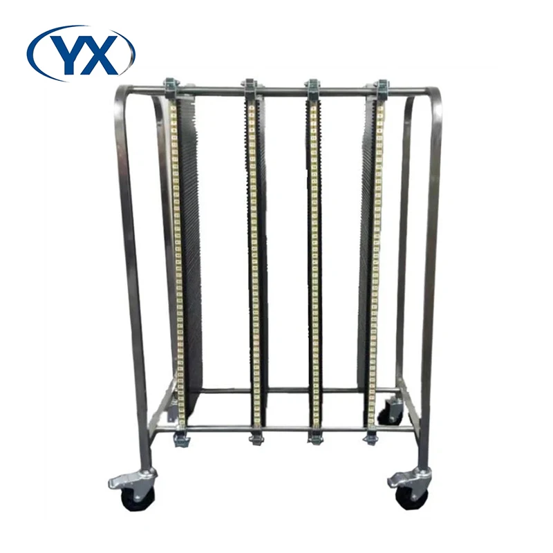 

YX-460J Pcb Rack Pcb Storage Adjustable Plastic Pcb Magazine Rack SMT ESD Antistatic Magazine Rack