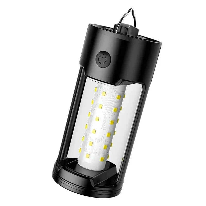 Mini lampe de tente LED COB, lanterne portable, torche télescopique, lampe de camping, lumière de secours étanche, 62By, 3 x AAA, lampe de travail