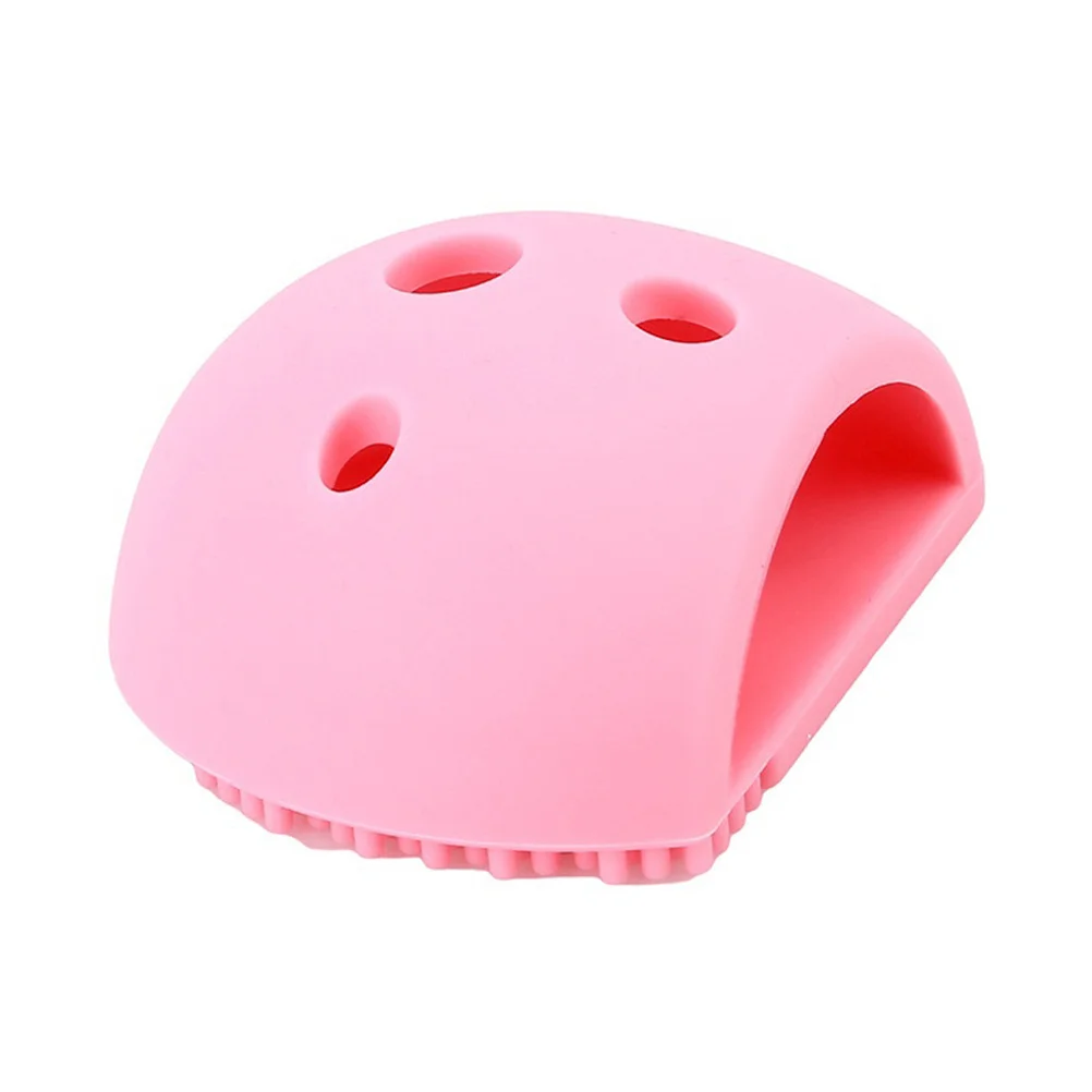 2-teiliges Silikon-Make-up-Pinsel-Reinigungspad, waschbare Wäschermatte für Reisen, Camping, Mintgrün, Rosa, leichtes Organizer-Werkzeug