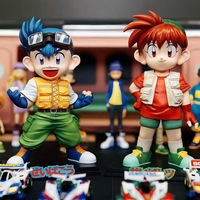 Anime Let's & Go Action Figure Four Wheeler Brothers Figures Seiba Retsu & Go Seiba Figure Toys Manga Figurine Collection Model