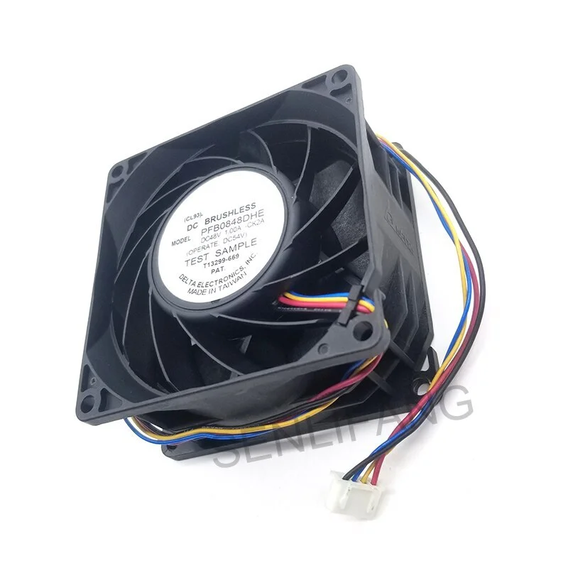

Brand New PFB0848DHE -CK2A DC48V 1.00A Four Wires Cooling Fan
