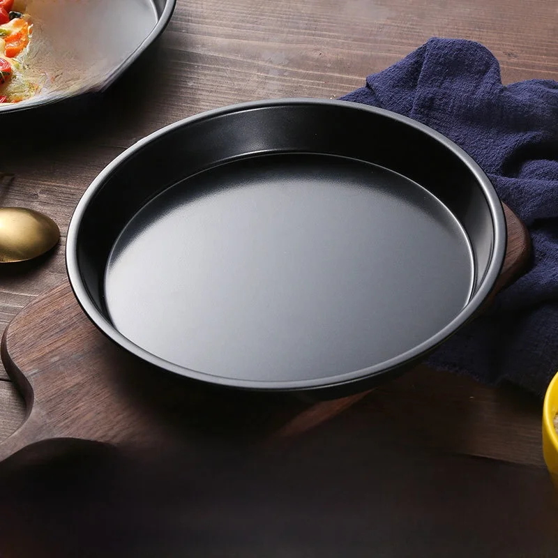 

round Pizza Base Baking Tray Set Home And Commercial Use Oven 6 7 8 9 Inch Cake Baking Tools Kitchen Cooking Utensils