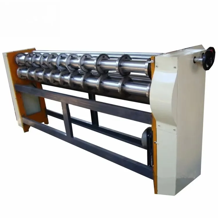 Four-bar rotary cutting indentation slitting scoring plate cutting machine for corrugated paper