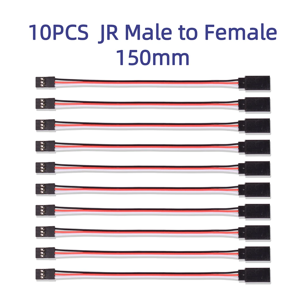 100mm 150mm 200mm 300mm 500mm Servo Verlängerung Kabel Servo Draht Für RC Futaba JR Stecker auf Buchse Servo Draht Stecker