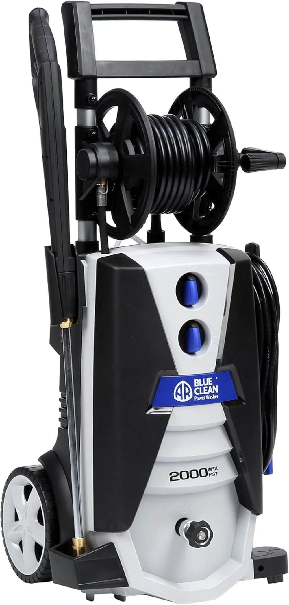 Electric Pressure Washer-2000 PSI,1.4 GPM,14 Amps Quick Connect Accessories,Integrated Design,On Board Storage,Car Washer, Patio