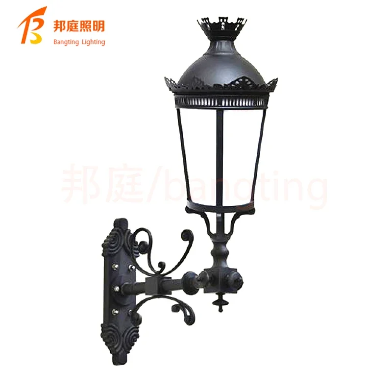 Solar wall lamp American outdoor corridor aisle lamp waterproof villa garden outdoor courtyard balcony European wall lamp