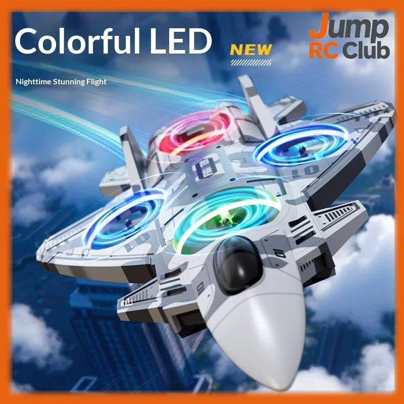 

Новый радиоуправляемый самолет-истребитель из пенопласта со светодиодной подсветкой, 2,4 ГГц, устойчивый полет, игрушка на пульте управления для детей, мальчиков и девочек