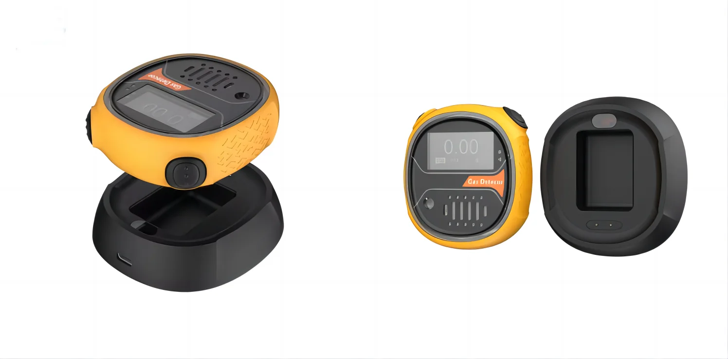 MS104K-S Smart Single Gas Detector LEL CO O2 H2S Diffusion Type Ultra low Power IP68 Protection Highly Sensitive LCD Display