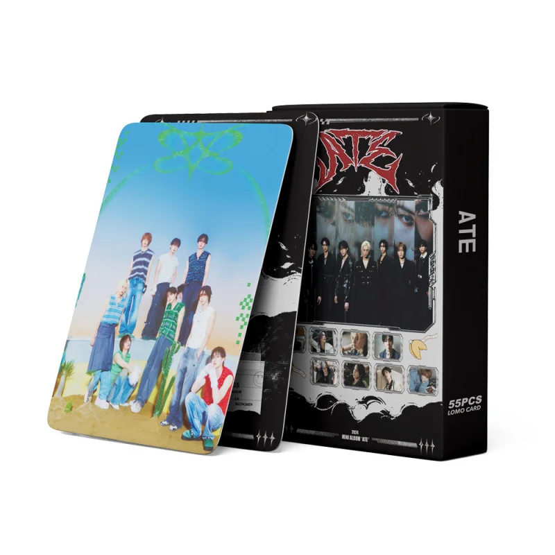 Spot Goods 55ZhangStrayReturn Album《ATE》SupportLOMOCard SKStray Child Postcard Cross-Border image 3