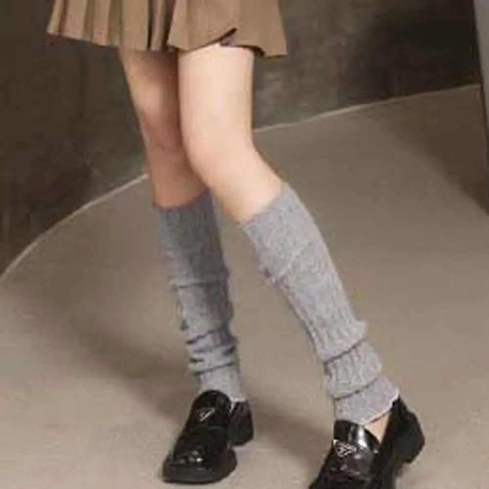 

Winter Women Leg Warmers Lolita Goth Hand Warmer Fashion Socks Leggings Japanese Knit Socks Legs Cover Cosplay Accessories