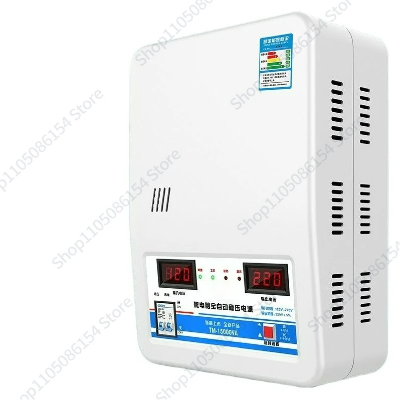 

Voltage regulator 220v household high power 15000w air conditioner special voltage regulator automatic commercial