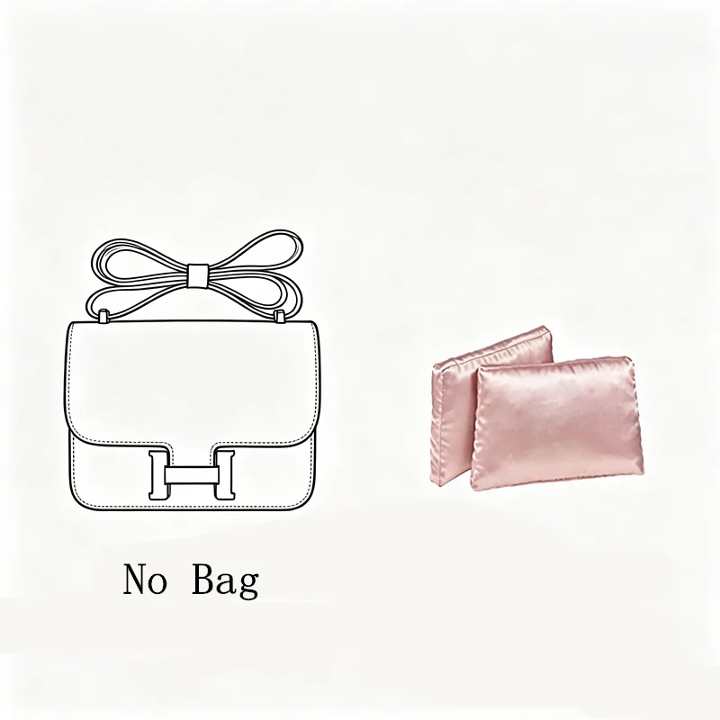 Pure Handmade Silks Bag Pillow Fabric Support Lining For Hermes Constance 19 24 Handbag Anti Deformation Collapse Bag Organizer