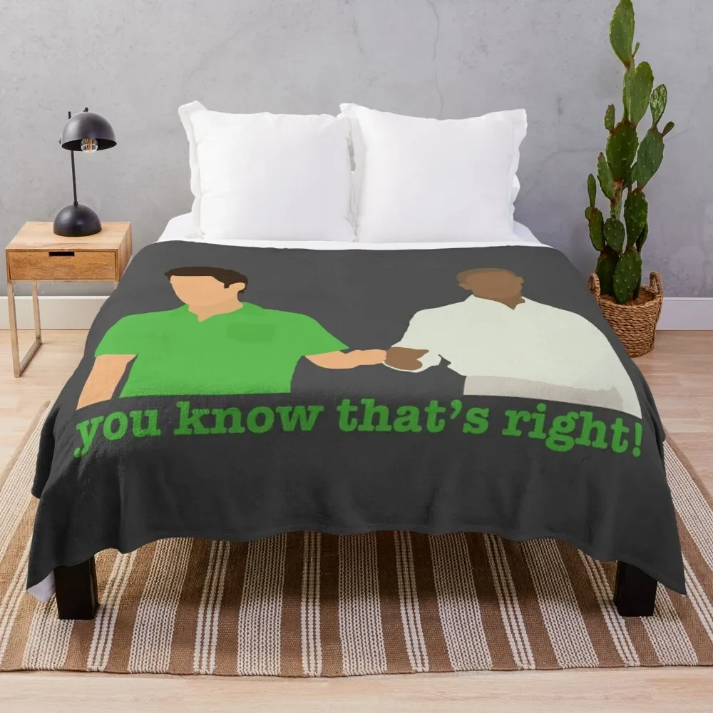 

Psych - you know thatas right Throw Blanket Faux Fur Soft Warm Blanket for Bed