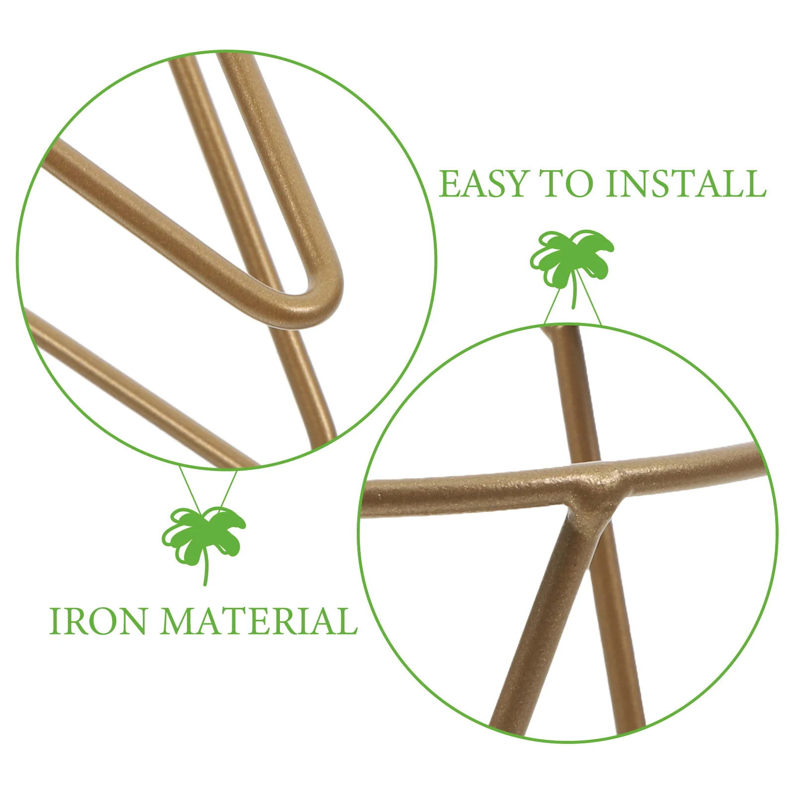 

Iron Garden Gazing Ball Stand Stable Sphere Holder Metal Base for Outdoor Garden Patio Crystal Globe Decor