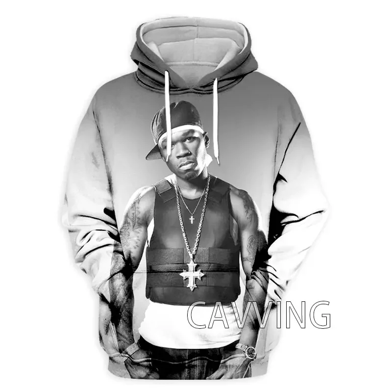 Rapper 50 Cent 3D Printed Fashion Hoodies Sweatshirts Harajuku Hoodie Sweatshirts Tops Clothing for Women/men