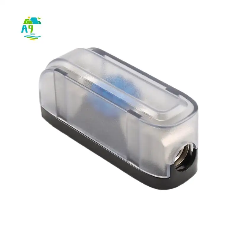 

A09E-держатель автомобильного стерео предохранителя, блок распределения питания Auto Agu Audio Fuse Box 4Ga In 4Ga Out