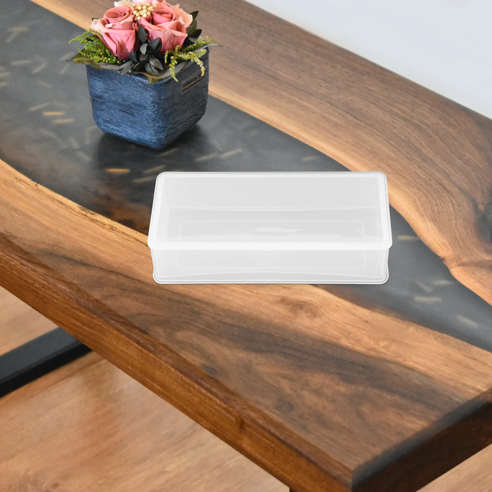 2 قطعة صندوق تخزين العملات المعدنية سعة كبيرة حامل العملات البلاستيكية لجامعي الأوراق النقدية المحمولة المقاومة للغبار والعملات التذكارية #6