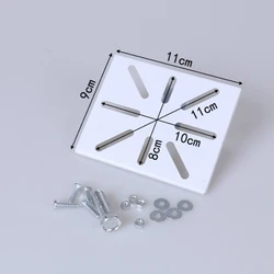 Universal Vertical Pole Mount Adapter with Screws Fixing, Wall Mounting Bracket For CCTV Security Camera