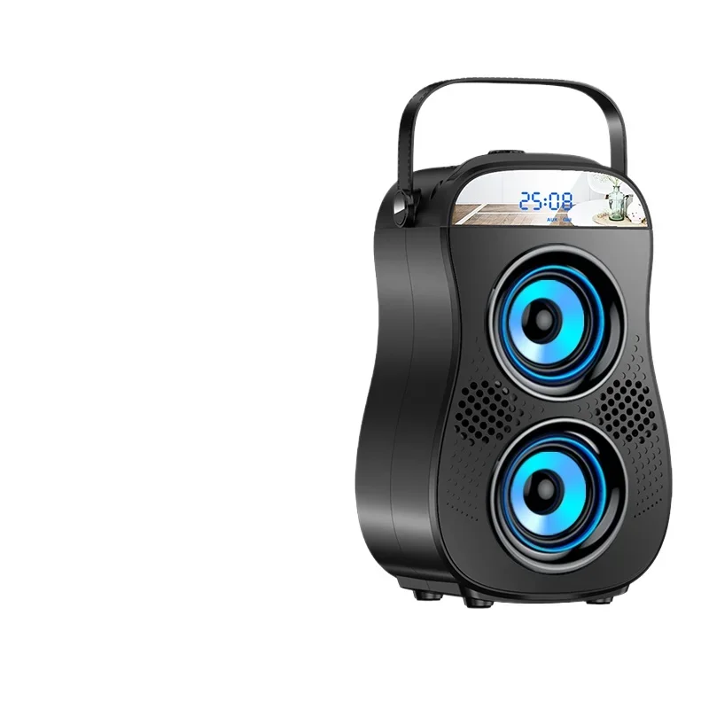 

*Bluetooth speaker small stereo overweight subwoofer household Karaoke impact speaker with microphone outdoor