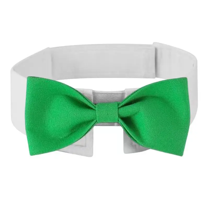 Pet Puppy Dogs Adjustable Bow Tie Collar Necktie Bowknot Bowtie Holiday Wedding Decoration Accessories Dog Collar Pet Supplies