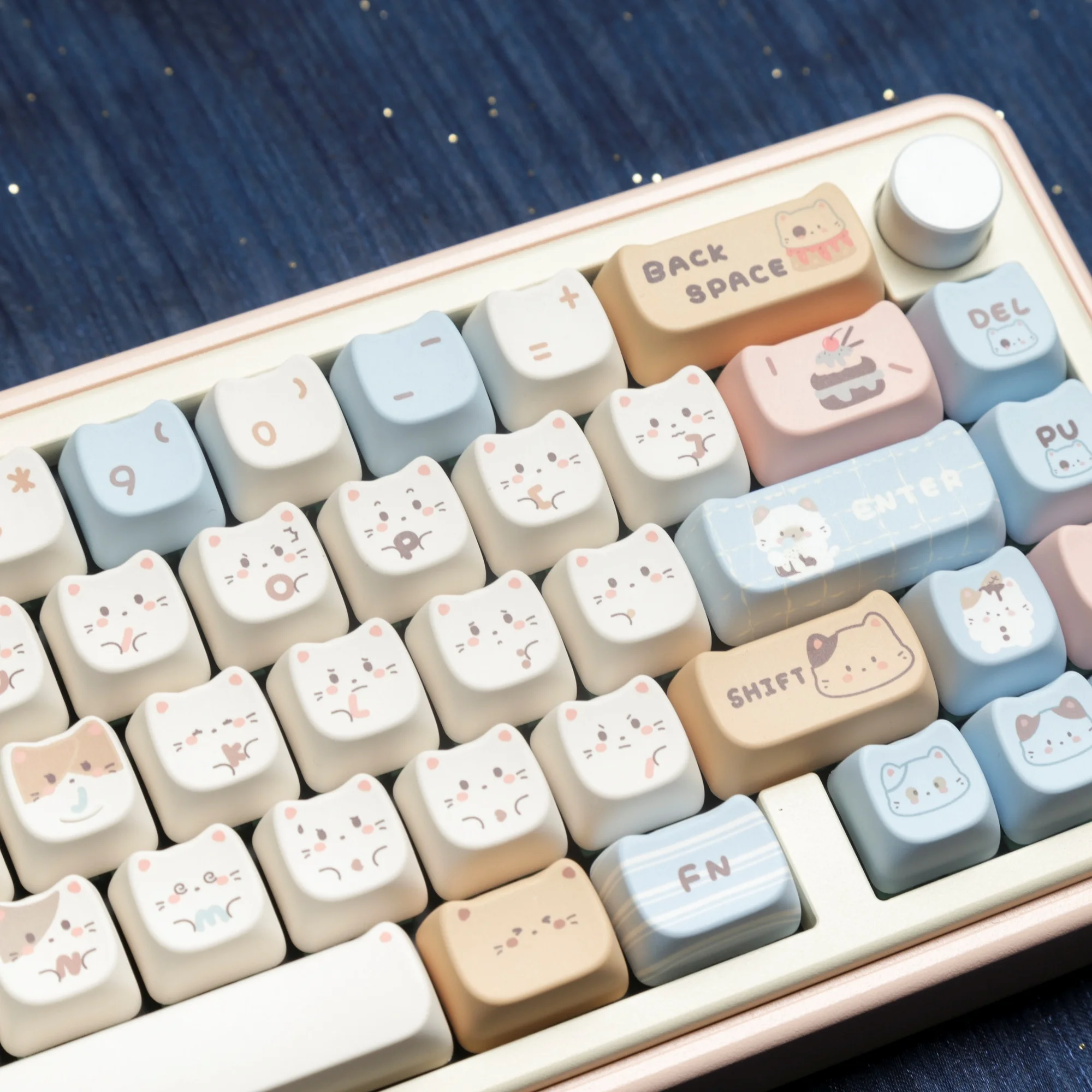 メカニカルキーボードのキーキャップ,カスタムキー,海,塩,寿司,pbt,染料サブ,アニメーション,61, 67, 82, 87, 98, 104, 108