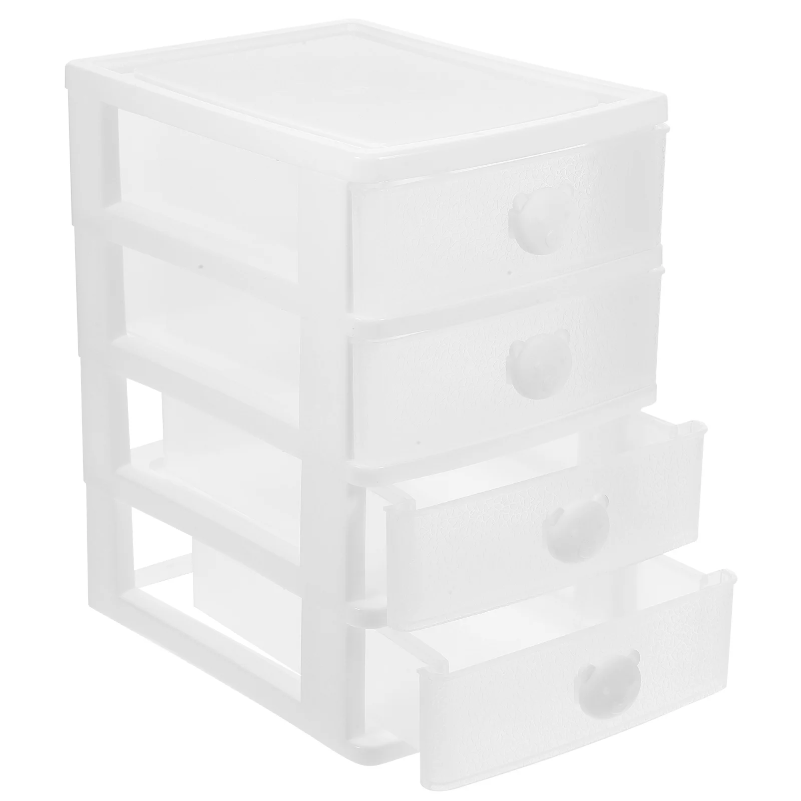 منظم مكتب على شكل درج، صندوق تخزين بلاستيكي متعدد الطبقات، موفر للمساحة، منظم مكياج لسطح المكتب، صندوق مرتب #4