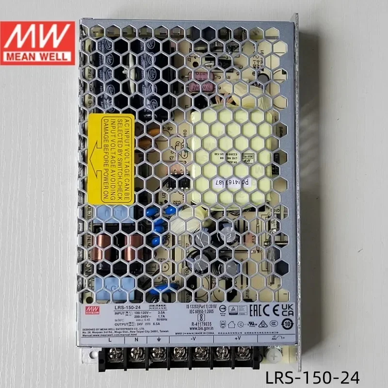 

2025 Ming Wei LRS-150 Switching Power Supply 220v Transformer 5 12 24 48V DC 50 100/75/200 350W