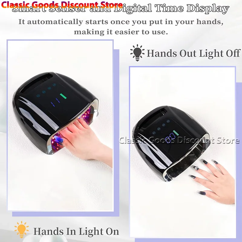 2026 جديد قابلة للشحن مسمار مصباح اللاسلكي هلام البولندية مجفف الأشعة فوق البنفسجية ضوء للأظافر مانيكير ضوء اللاسلكية مسمار UV LED مصباح