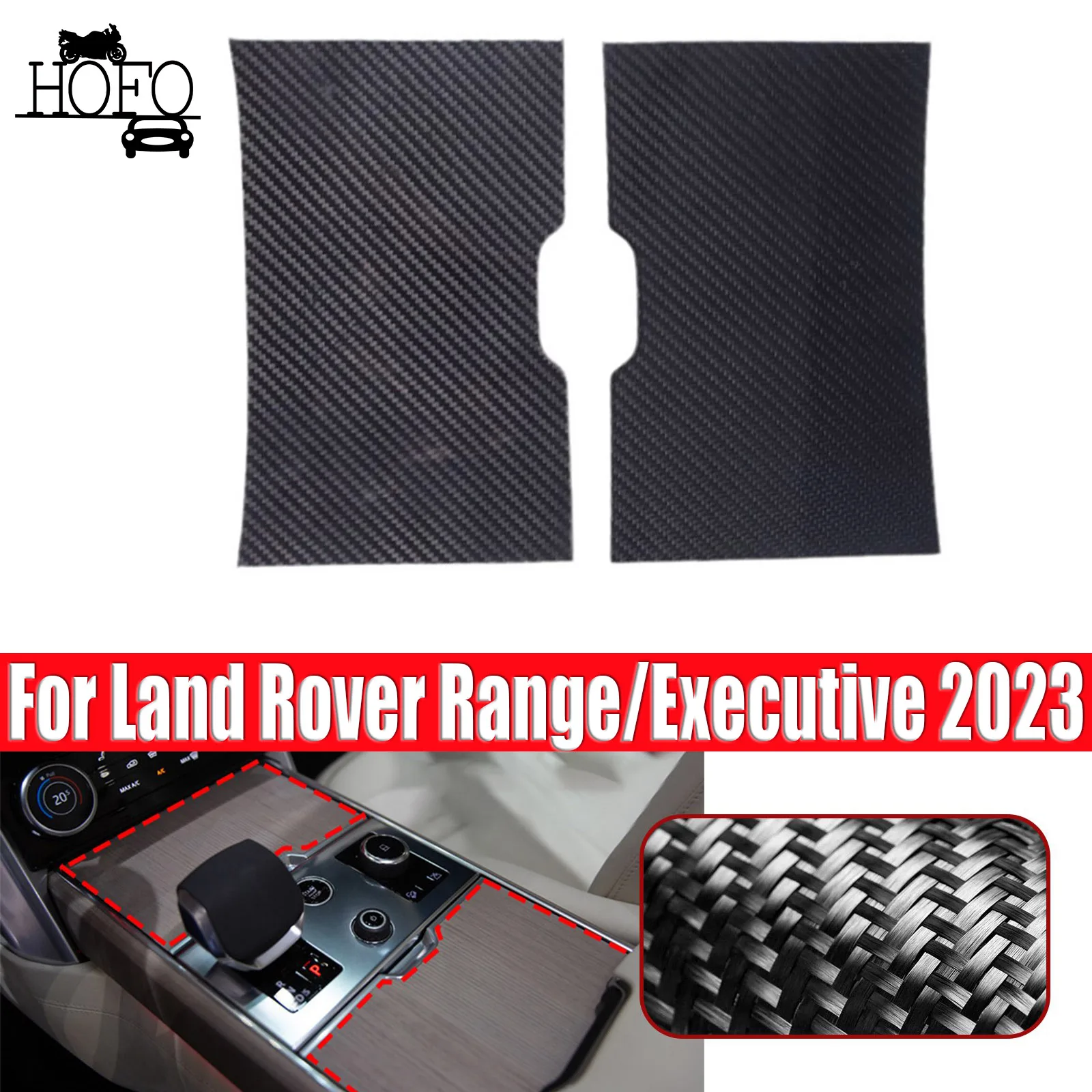 2pcs Gear Shift Panel Trim Cover For Land Rover Range/Executive 2023