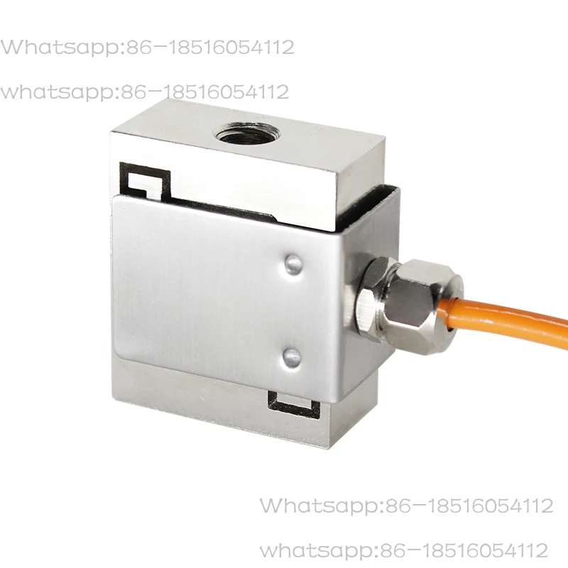 Mini Pressure Pull Force S Type Load Cell Sensor Weighing Transducer Stress Tension Measuring Tool 1/510/50/100KG Double Way