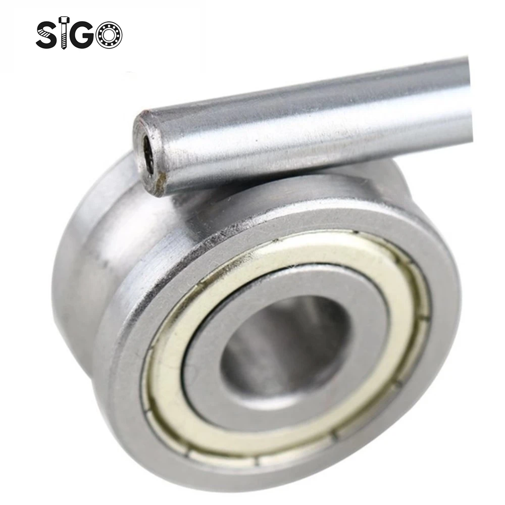 1/10PCS 633 634 635 636 637 638 639 Grooved Bearing U-V Through The Groove Straightener Bearing Power Tool Bearings