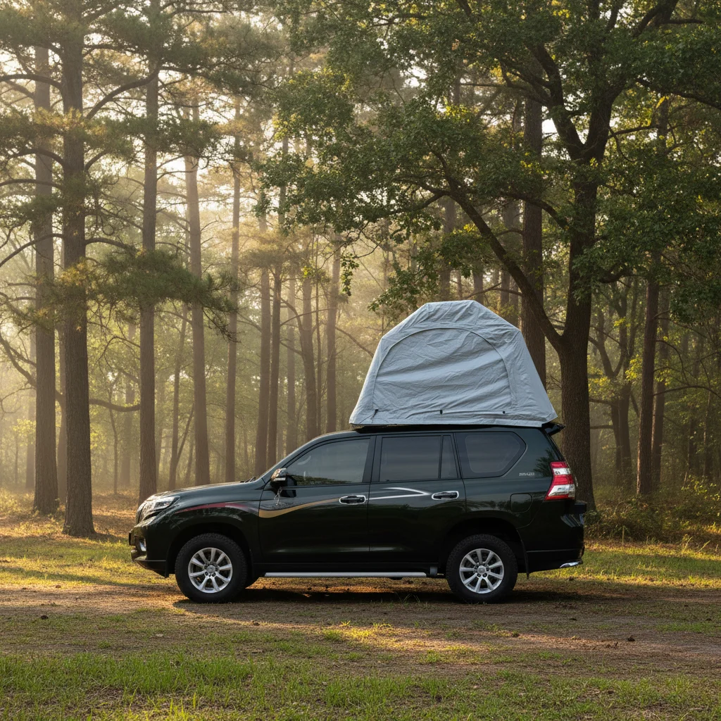 Car Roof Tent-Four-Season Waterproof  3000mm Quick Setup Inflatable Frame for Outdoor Camping Self-driving