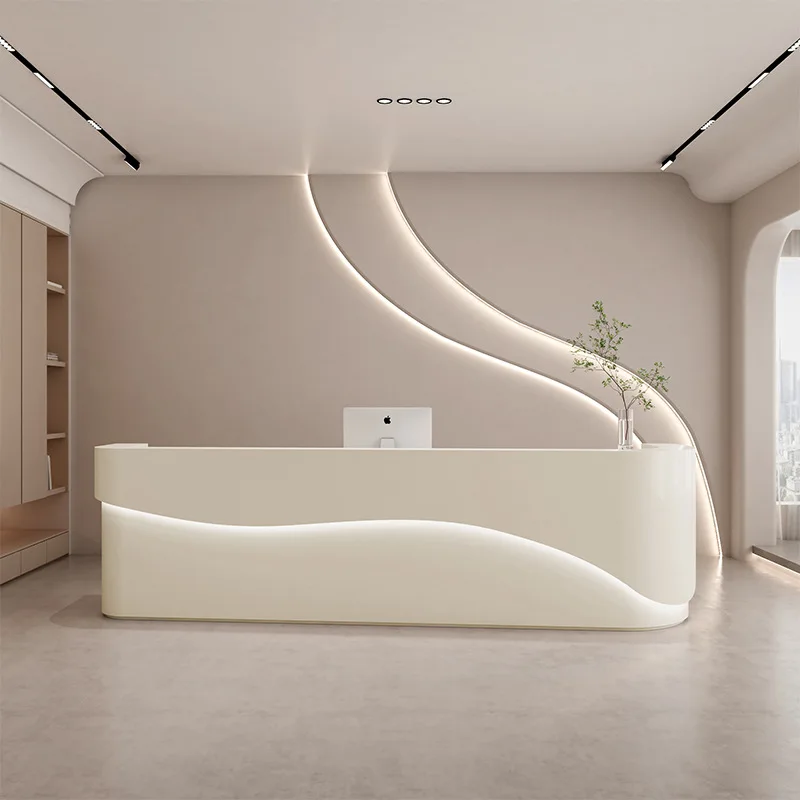 Fashion Designer Checkout Counters Modern Clothing Store Beauty Salon Checkout Counters Simple High-end Furniture Kassa JT40C