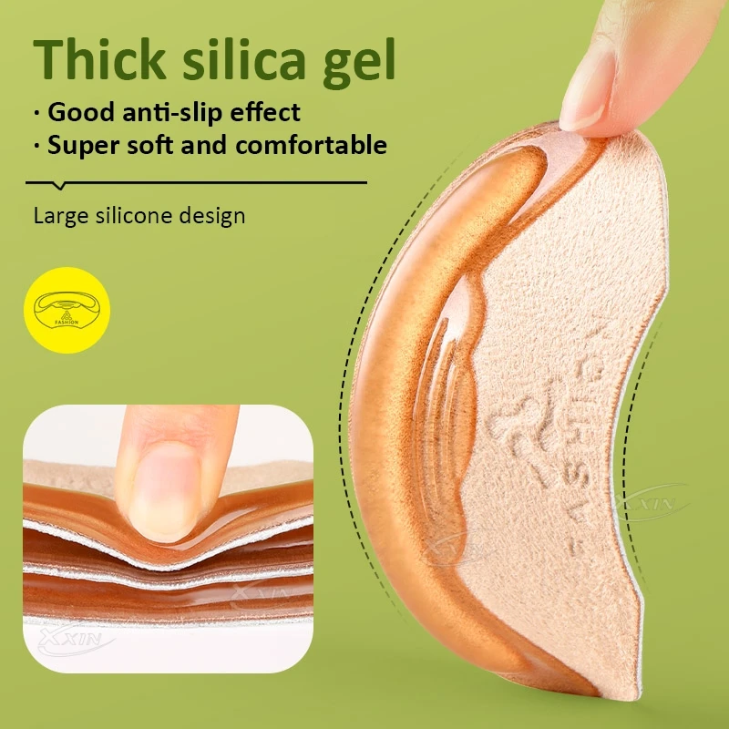 【Xxin】High-heeled shoes heel stickers heel protector women's insoles heel anti-friction gel stickers