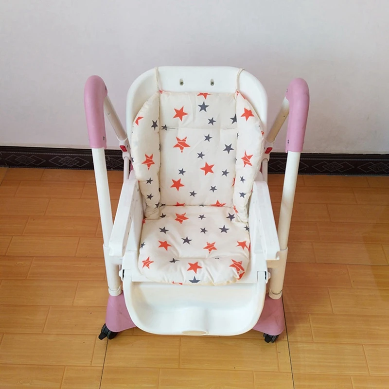 범용 아기 유모차 시트 패드, 높은 의자 시트 쿠션 라이너 매트, 면 부드러운 수유 의자 패드 커버