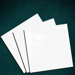 10pcs White Tile Stickers Stick Bathroom Kitchen Home Wall Or Floor Self-adhesive Wall Stickers Home Decoration Stickers Posters