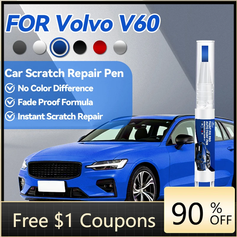 

Инструменты и аксессуары для автомобилей: Ручка-корректор для ремонта лакокрасочного покрытия VOLVO V60 2010-2025 P1 SPA, средство для удаления царапин, DIY автоаксессуары, черный/белый