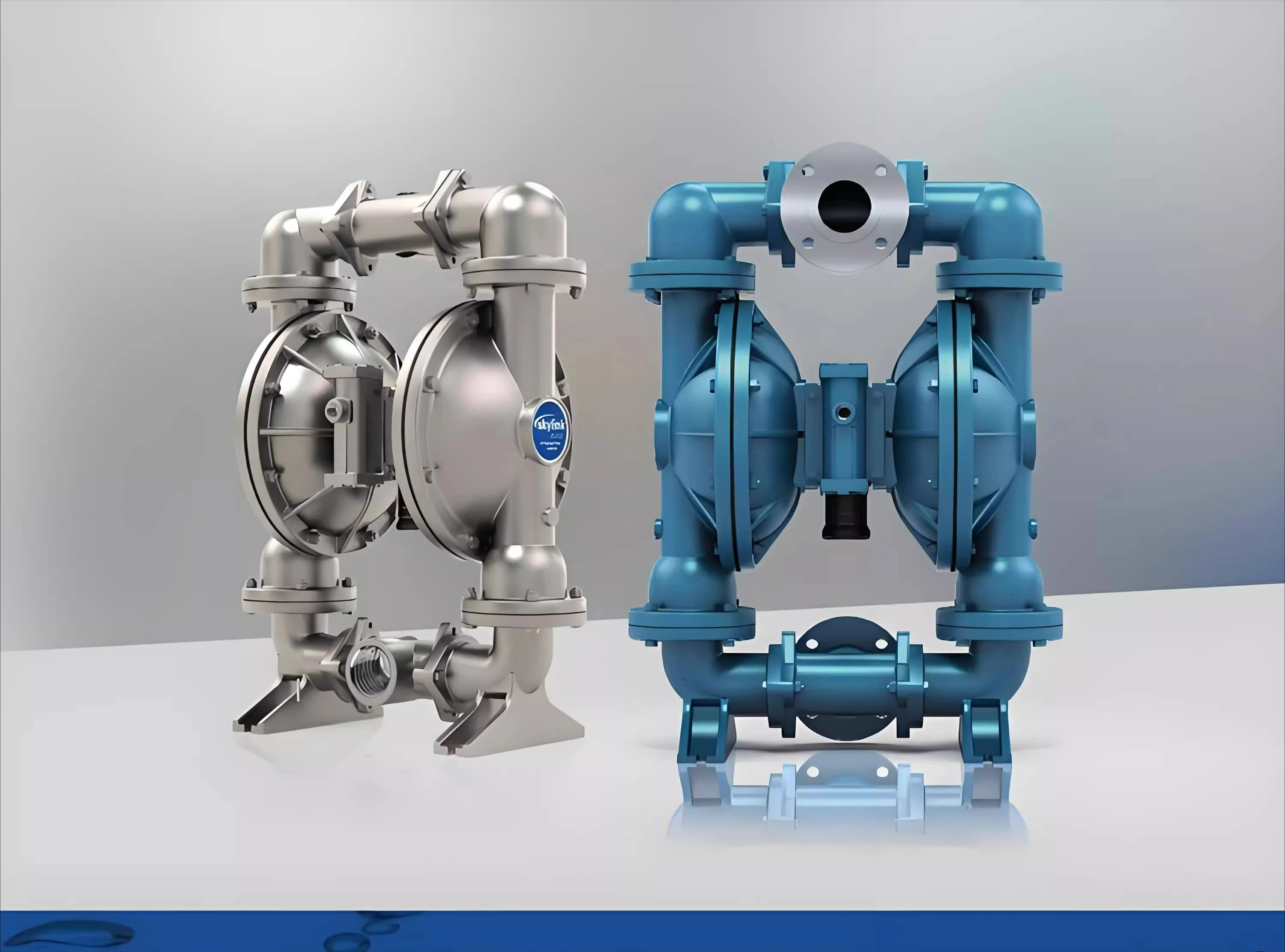 

Skylink pneumatic diaphragm pump 1/2/3 inch stainless steel aluminum alloy cast iron acid and alkali resistant pump