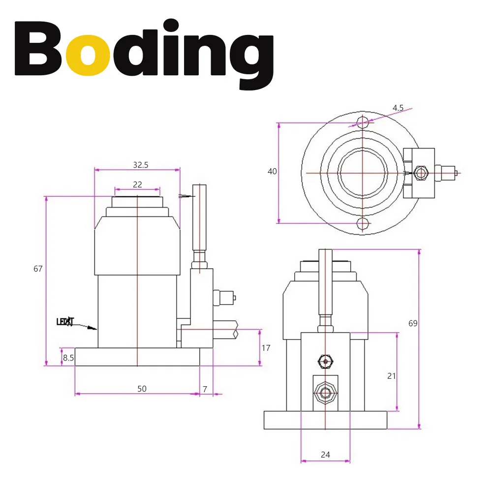 BODING CNC Z Axis Tool Sensor Precision Tool Setting Instrument High Precision Tool Setting Block CNC NC Tool Setting Accessorie