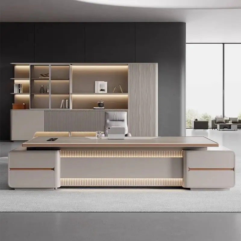 

Strong Designer Executive Office Desk Big Wooden Luxury White Office Desks Standing Modern Large Mesa Escrivaninha Furniture