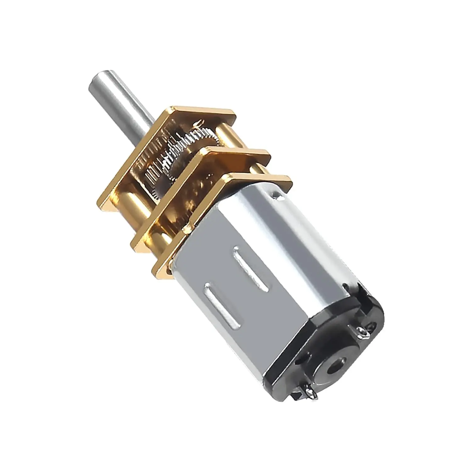 1PCS DC 12V 100RPM Speed Reduction Motor N20 3mm Shaft Mini Metal Gearwheel Gear Motor with Full Metal Gearbox Micro Motor