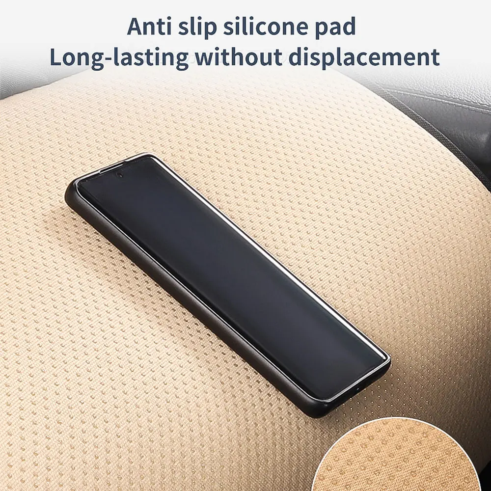 Anti-Slip Car Seat Backrest Cushion Auto Emblem Seat Protective Cover With Pocket For Peugeot 208 3008 107 308 2008 207 508 607