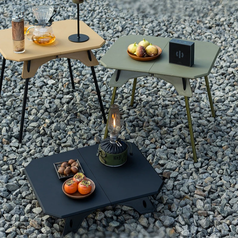 التخييم في الهواء الطلق طاولة بلاستيكية قابلة للطي المحمولة الشواء نزهة الجدول ارتفاع قابل للتعديل للنزهة في الهواء الطلق في الأماكن المغلقة شواء المشي لمسافات طويلة #3