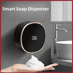 Dispensador de jabón inteligente, dispositivo de lavado de manos con Sensor de movimiento sin contacto, montado en la pared, 280ml