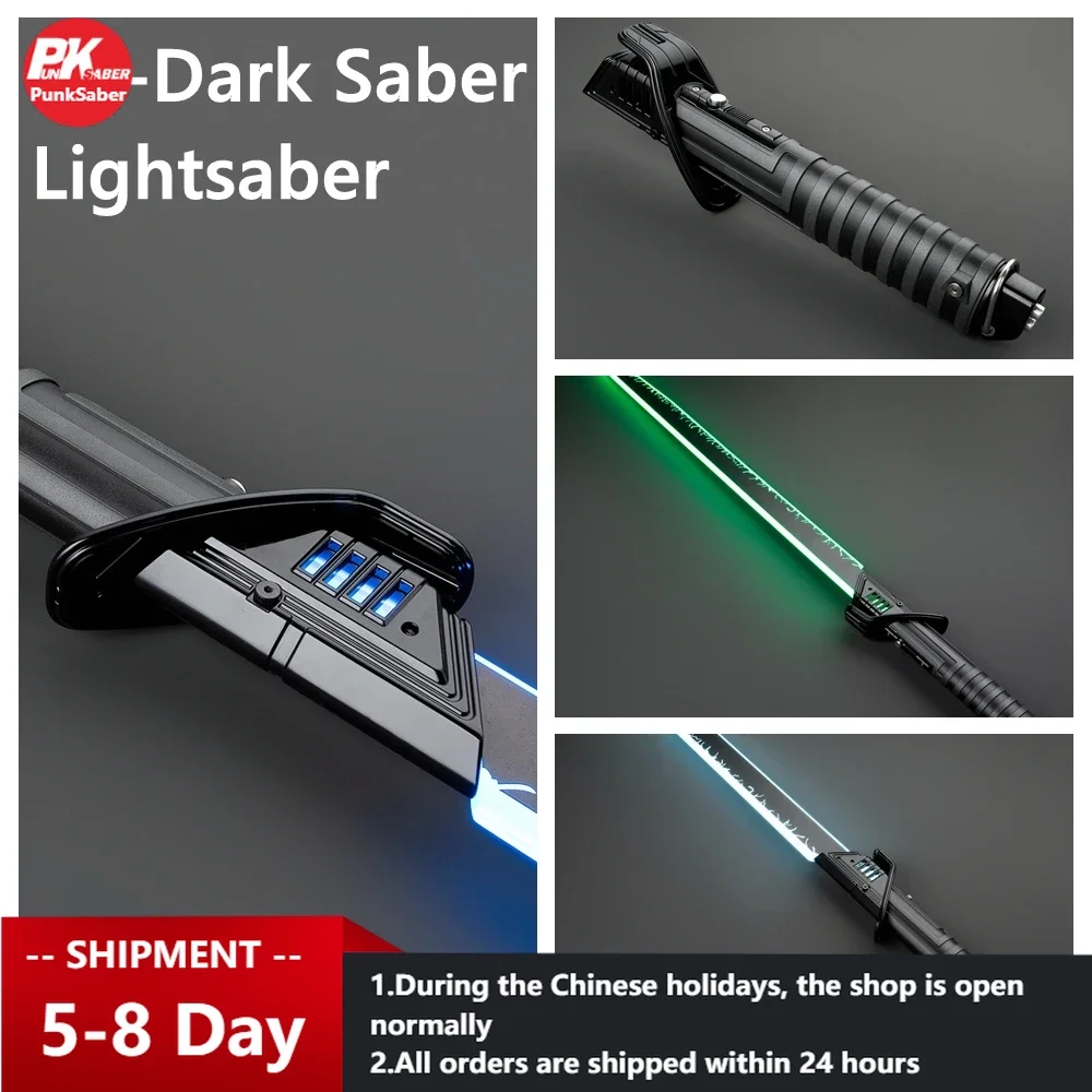 PunkSaber Xenopixel Darksaber Metel Hilt Laser Sword Heavy Dueling Sensitive Smooth Swing Infinite 34 Color Changing Lightsaber